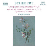 Schubert - String Quartets Nos. 2, 6 and 11 | Naxos 8557107