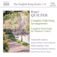 Quilter - Folk-Song Arrangements, Part-Songs for Women’s Voices (Complete) (English Song, vol. 11) | Naxos - English Song Series 8557495