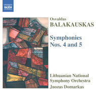 Balakauskas - Symphonies Nos. 4 and 5 | Naxos 8557605