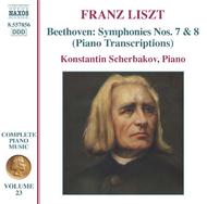 Liszt - Beethoven Symphonies Nos. 7 & 8 (Transcriptions) (Liszt Complete Piano Music, vol. 23)