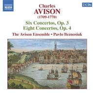 Avison - 6 Concertos, Op. 3 / 8 Concertos, Op. 4 | Naxos 855790506