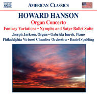 Hanson - Concerto for Organ, Harp and Strings / Nymph and Satyr | Naxos - American Classics 8559251