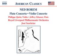 Rorem - Violin Concerto / Flute Concerto / Pilgrims