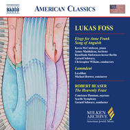 Foss - Elegy for Anne Frank, Song of Anguish / Beaser - The Heavenly Feast | Naxos - American Classics 8559438