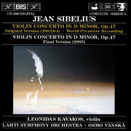 Sibelius - Violin Concerto (original and revised versions) | BIS BISCD500