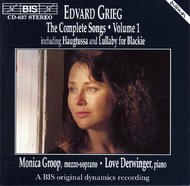 Grieg  The Complete Songs  Volume 1 | BIS BISCD637