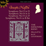 Haydn - Symphonies  13 14 15 16 | Hyperion - Helios CDH55114