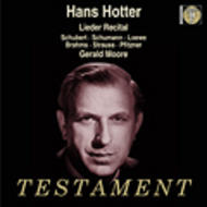 Hans Hotter - Lieder Recital | Testament SBT1198