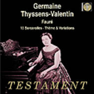 Faure - 13 Barcarolles, Theme and Variations op.73