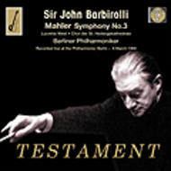 Mahler - Symphony No.3 / Barbirolli - Elizabethan Suite | Testament SBT21350