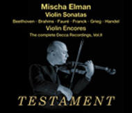 Mischa Elman - Various Violin Sonatas