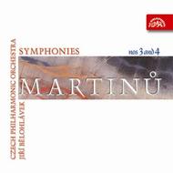 Martinu - Symphonies 3 & 4 | Supraphon SU36312